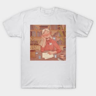 Tired of studying girl T-Shirt